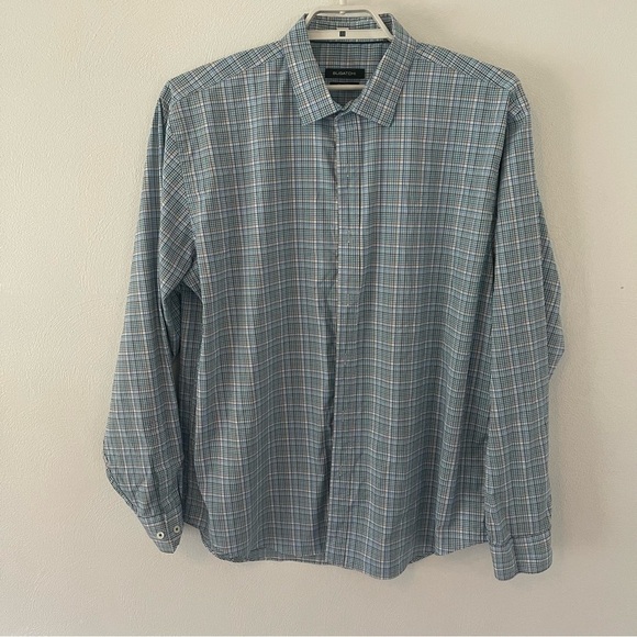 Bugatchi men shirt classic with stretch size XXL GUC - Picture 1 of 6